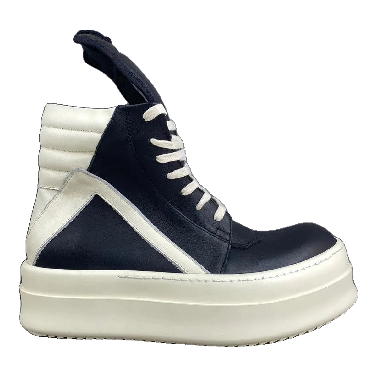 Rick Owens Geobasket Sneaker Navy