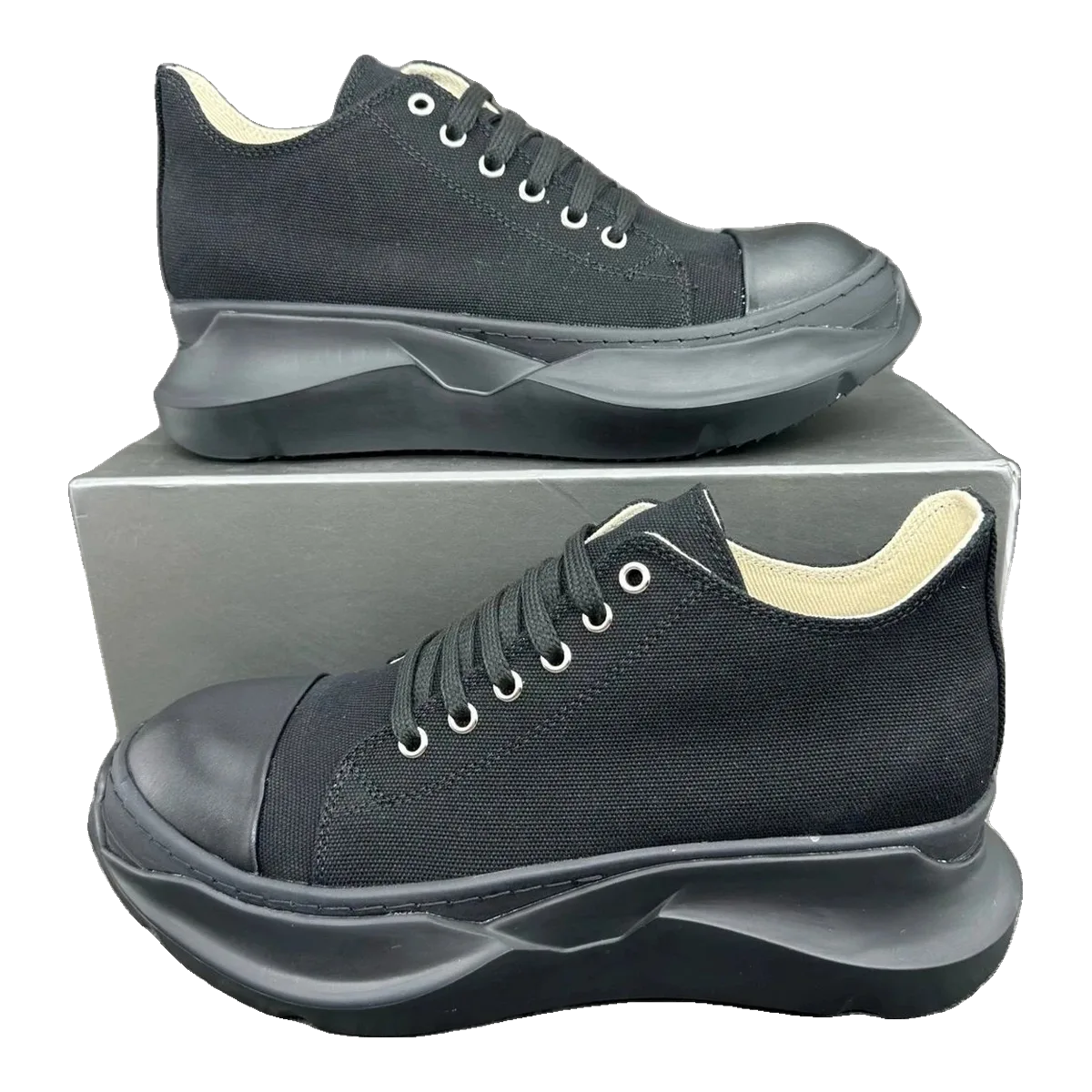Rick Owens DRKSHDW Abstract Sneaker Black
