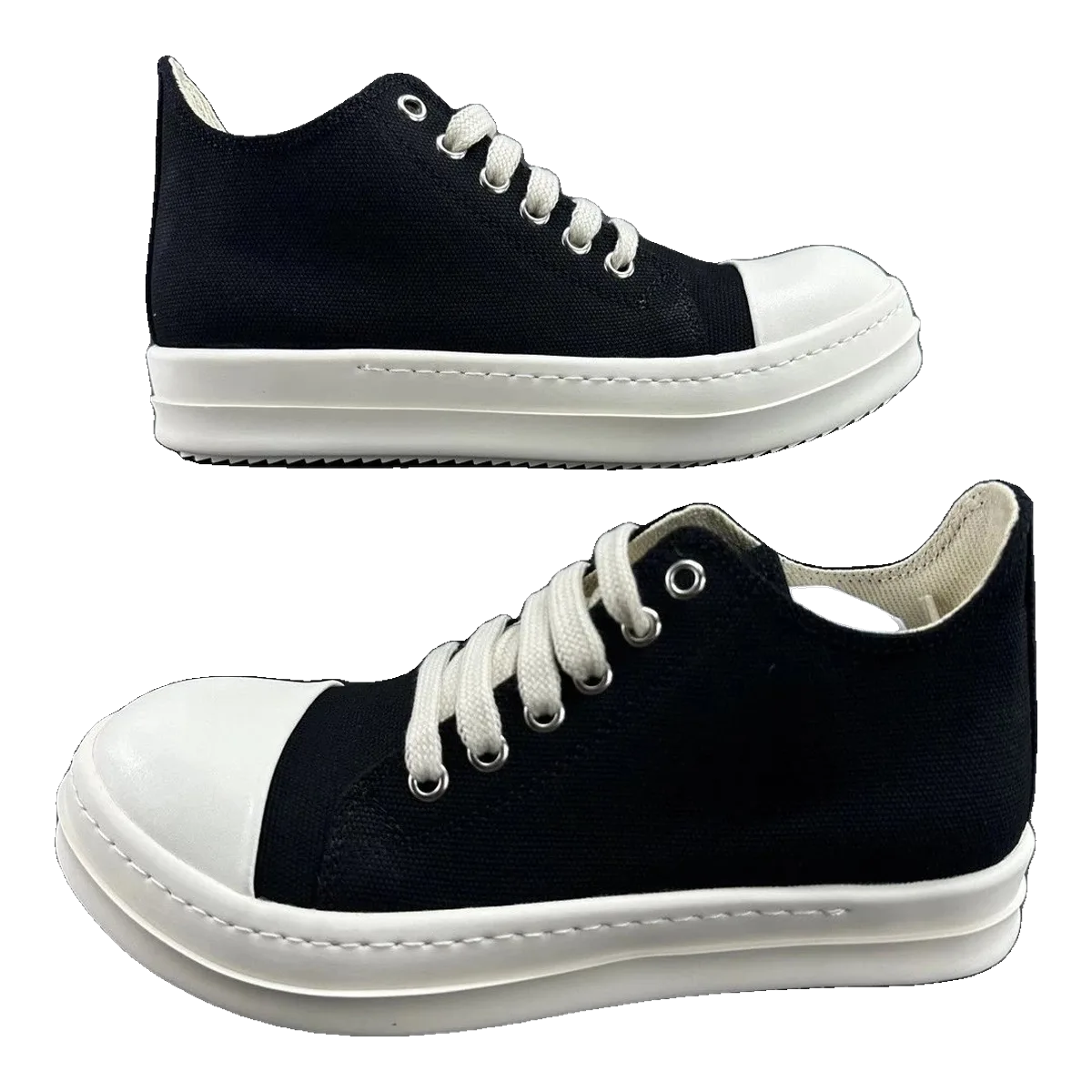 Rick Owens DRKSHDW Ramones Low Sneaker Black