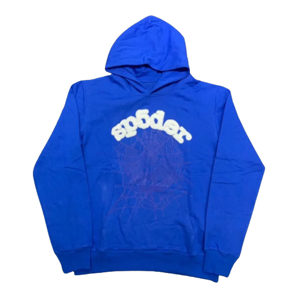 Sp5der Web Blue Hoodie