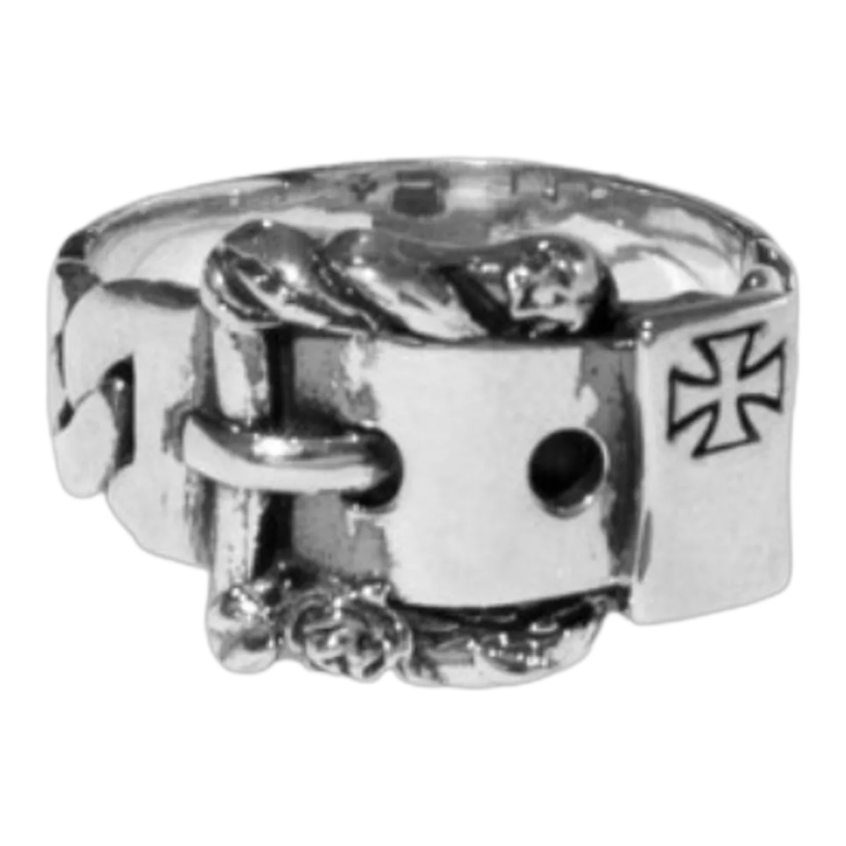 ERD Cross Ring Silver