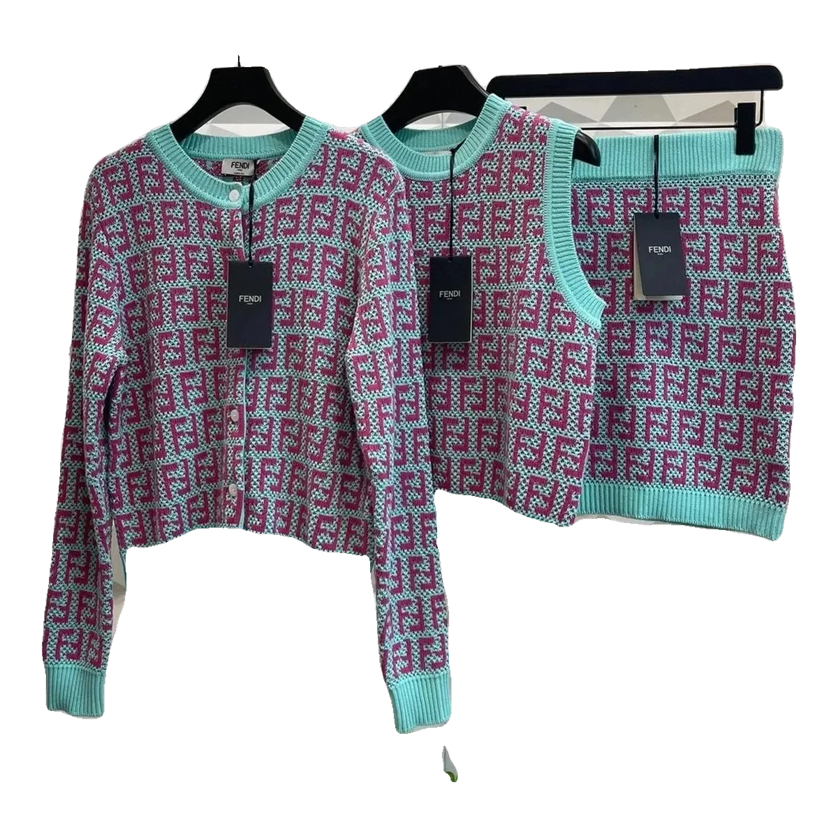 Fendi Monogram Tracksuit Pink