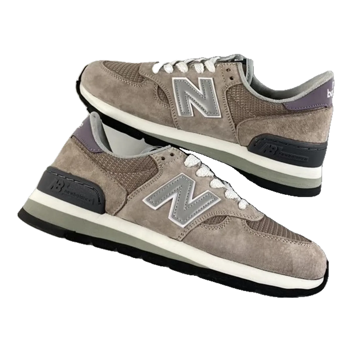 New Balance Brown Suede Sneakers