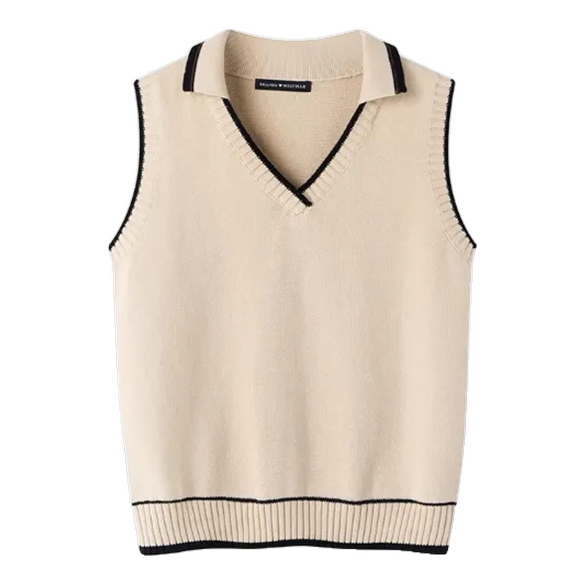 Brandy Melville Cream Knit Vest