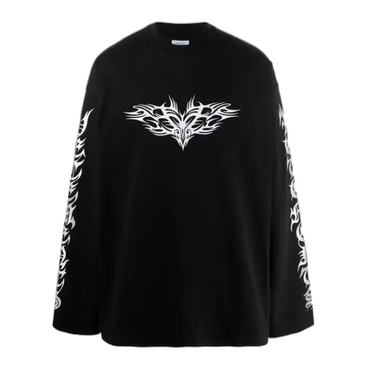 Vetements Black Graphic Long Sleeve