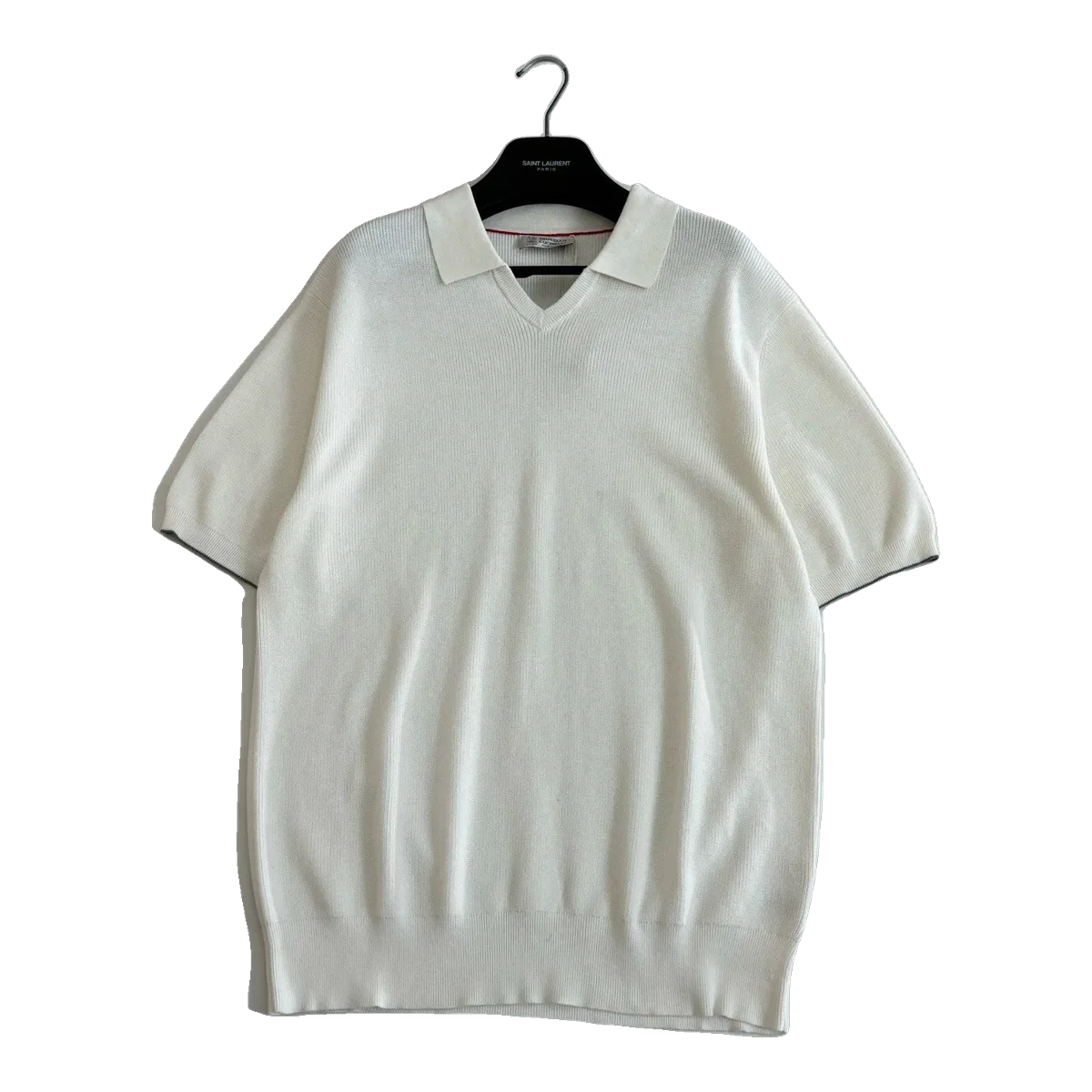 Saint Laurent Polo Shirt White