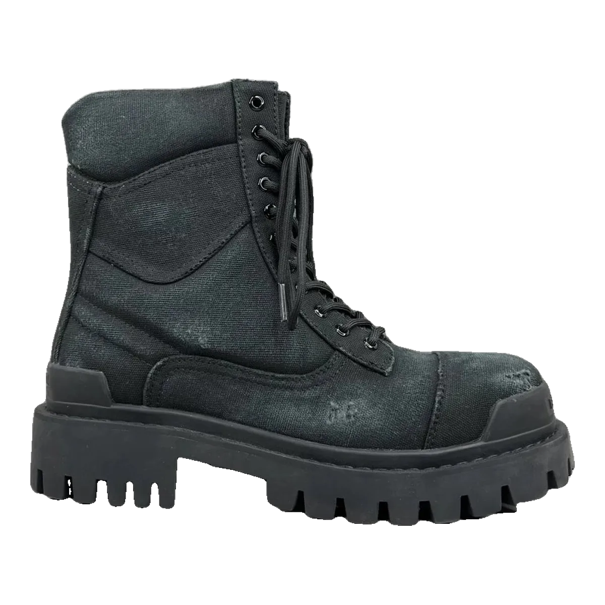 Balenciaga Black Combat Boots