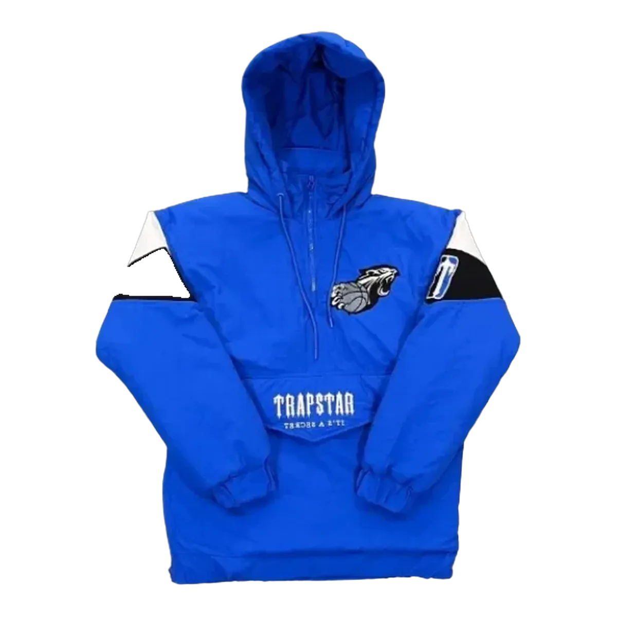 Trapstar Blue Hooded Puffer Jacket