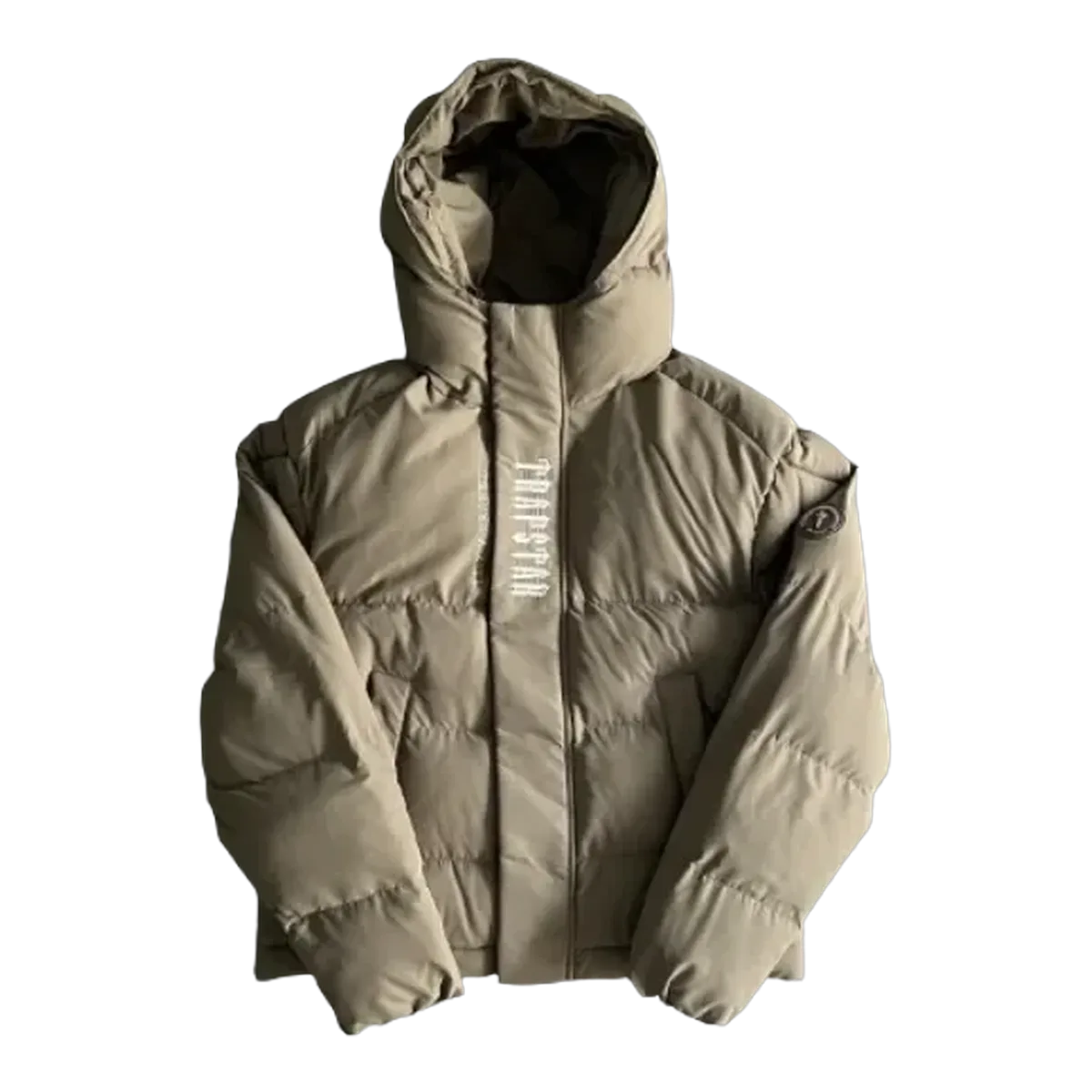 Trapstar Hooded Puffer Jacket Cream