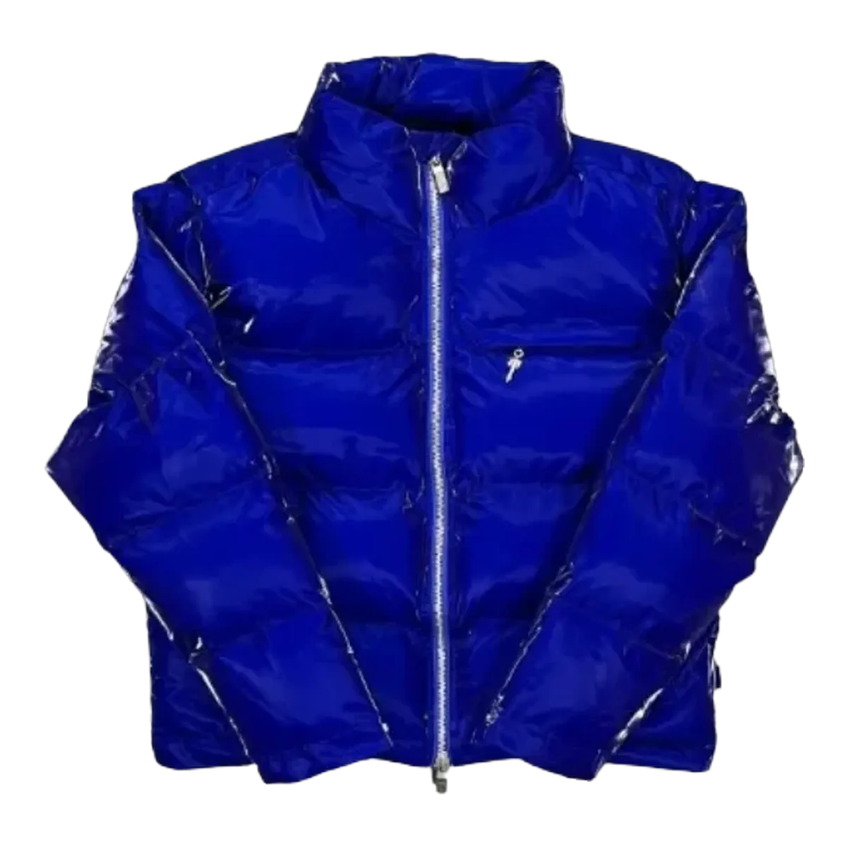 Trapstar Glitter Puffer Jacket Blue