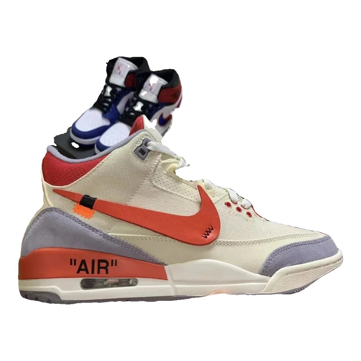 Jordan Sneakers White Orange