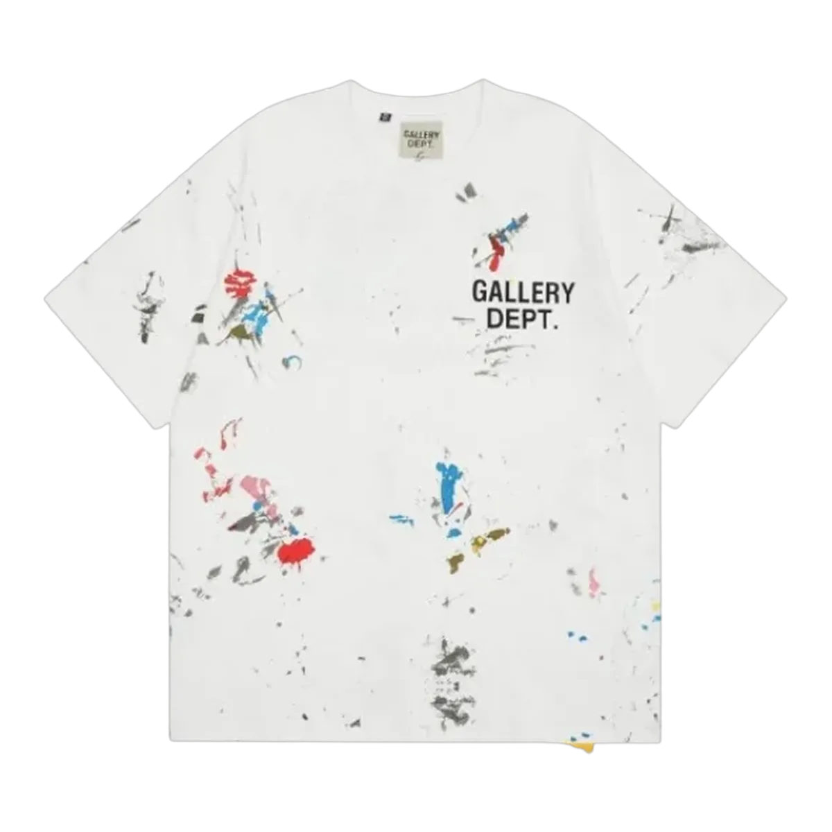 Gallery Dept White Paint Splatter Tee