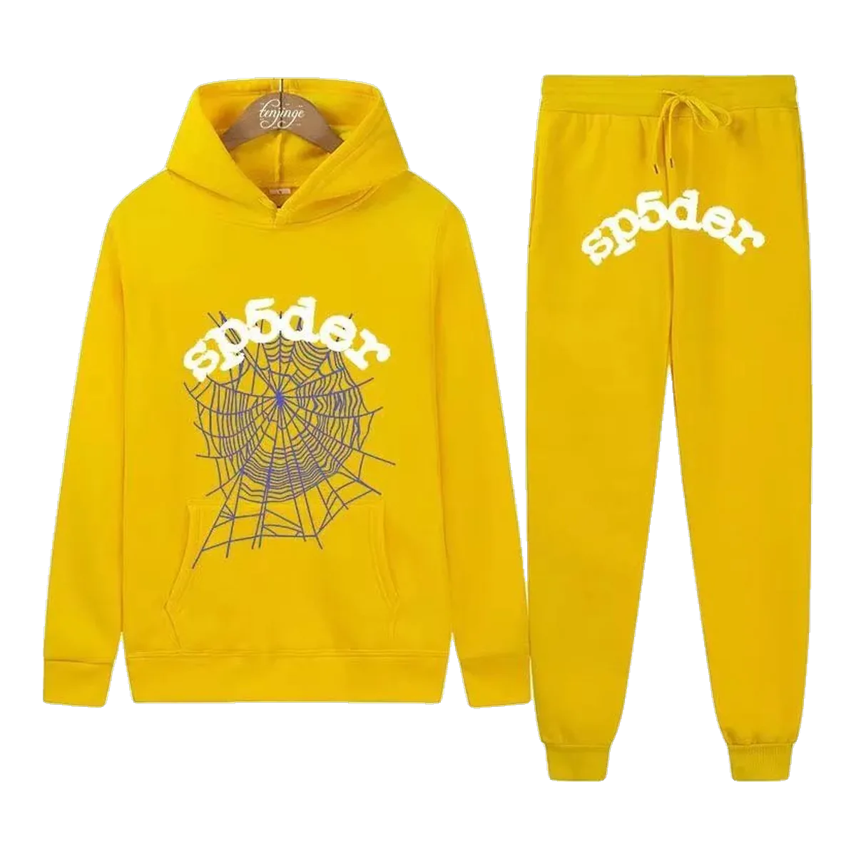 Sp5der Tracksuit Yellow