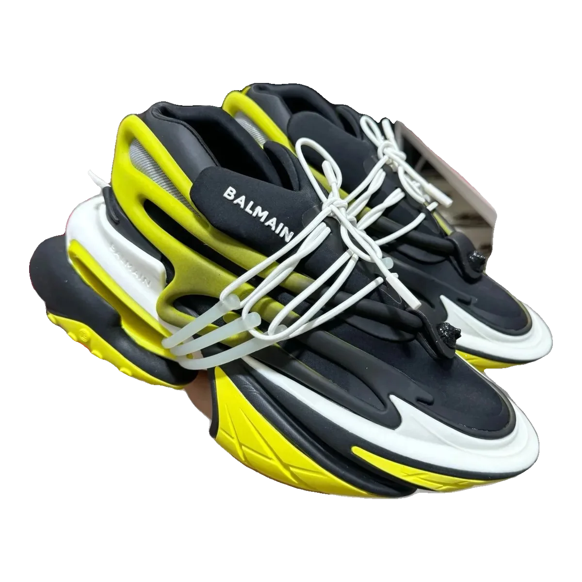 Balmain Sneakers Yellow