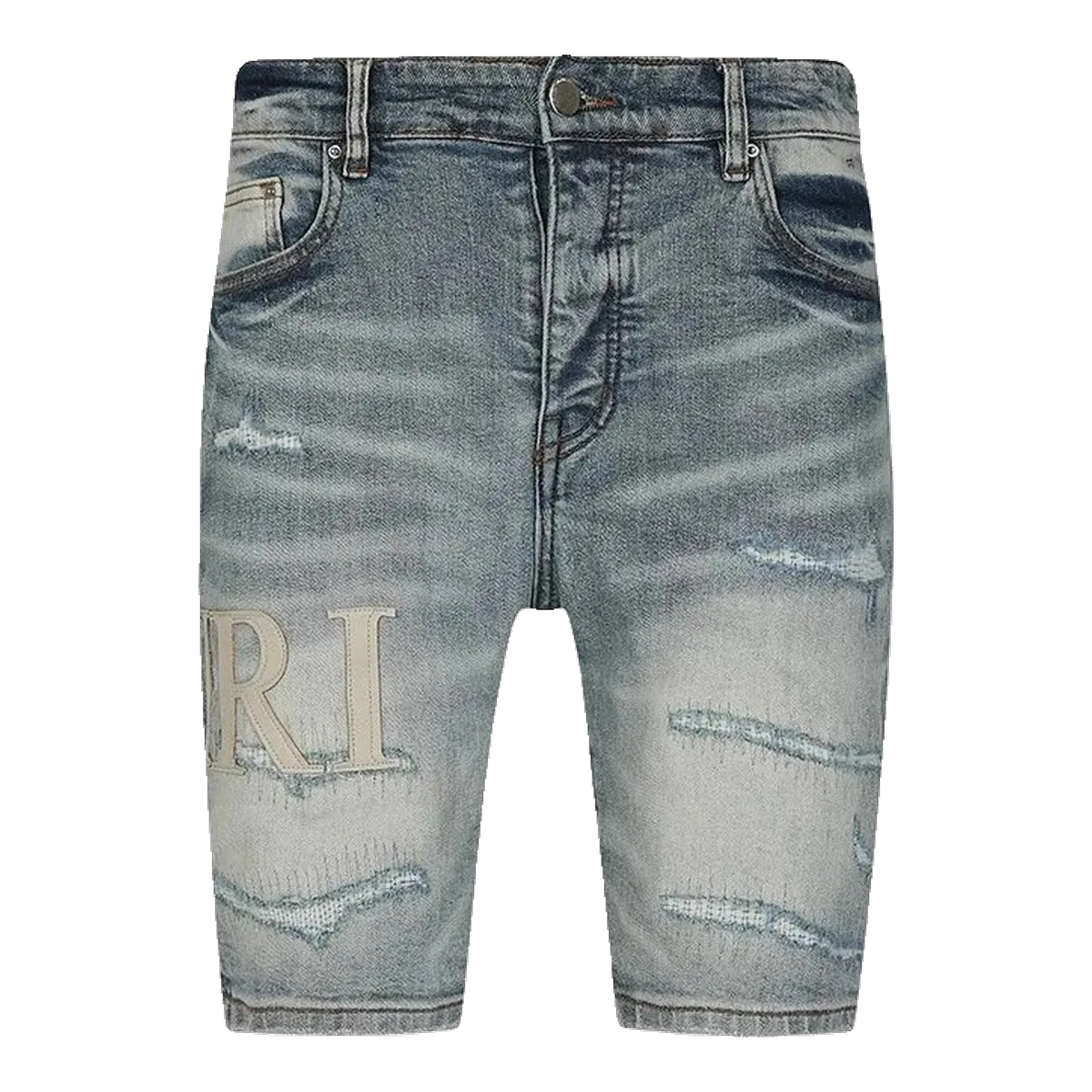 Amiri Denim Shorts Blue