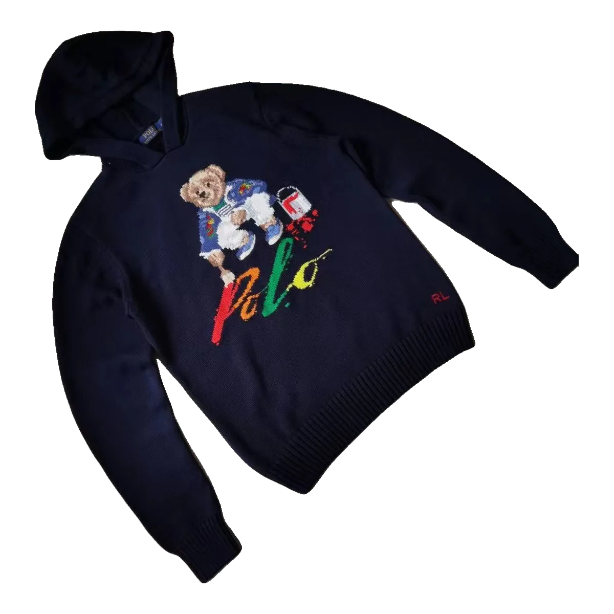 Ralph Lauren Polo Bear Hoodie Navy