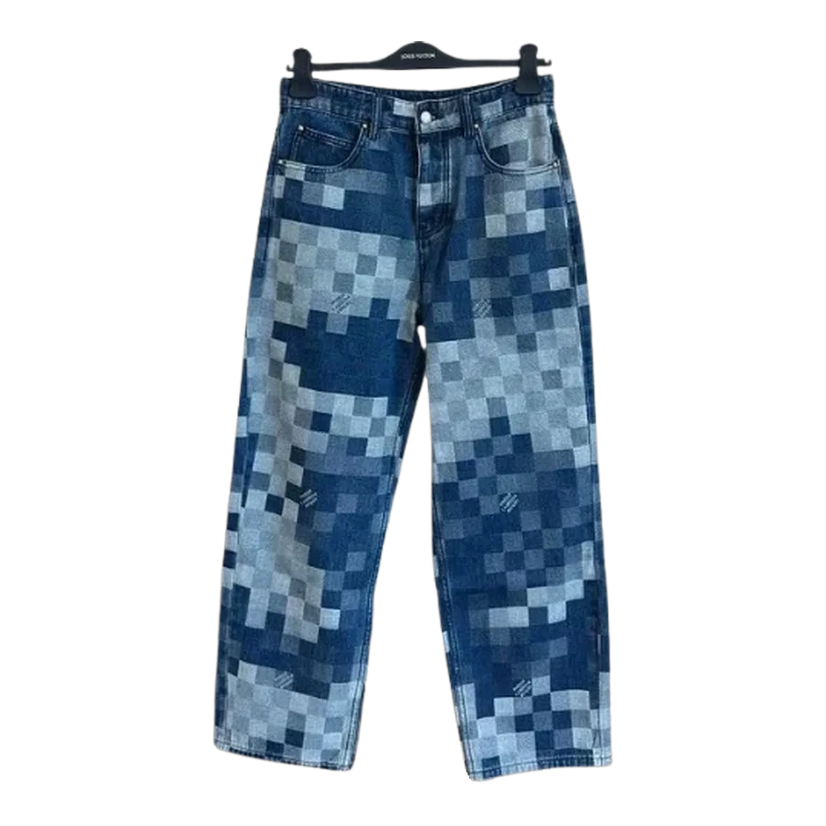 Louis Vuitton Blue Damier Jeans