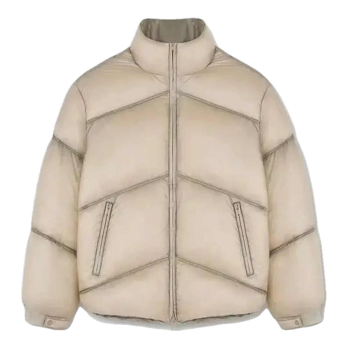 Represent Puffer Jacket Cream
