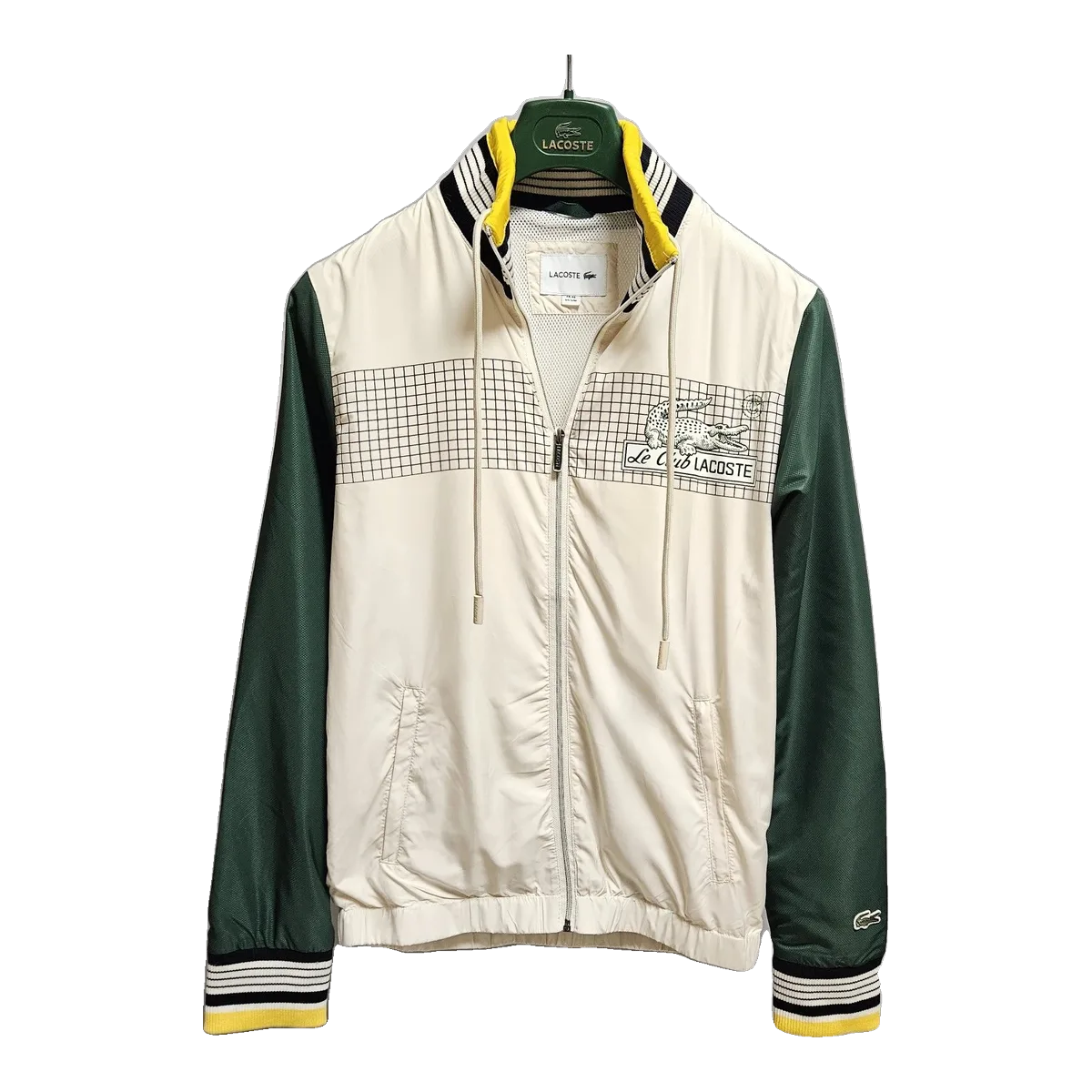 Lacoste Varsity Windbreaker Cream