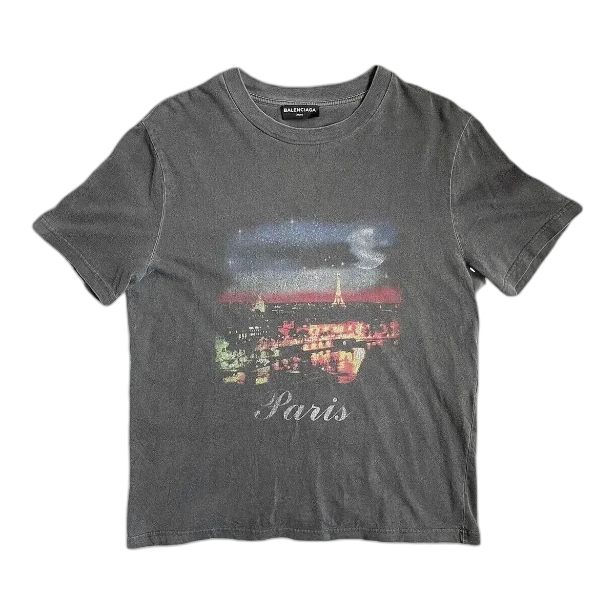 Balenciaga Grey Paris Tee