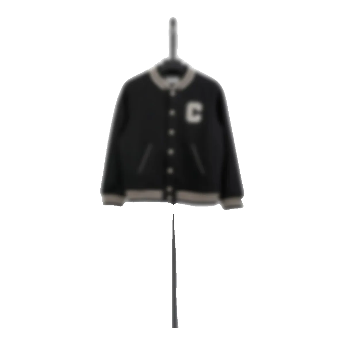 Celine Black Varsity Jacket