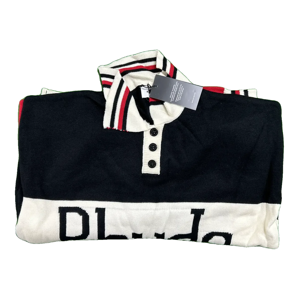 Rhude Logo Long Sleeve Navy