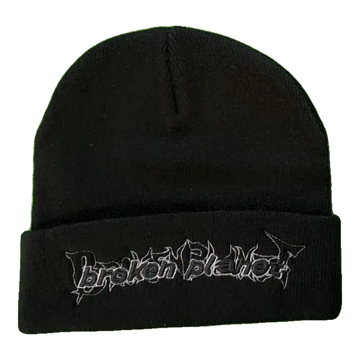 Broken Planet Black Beanie