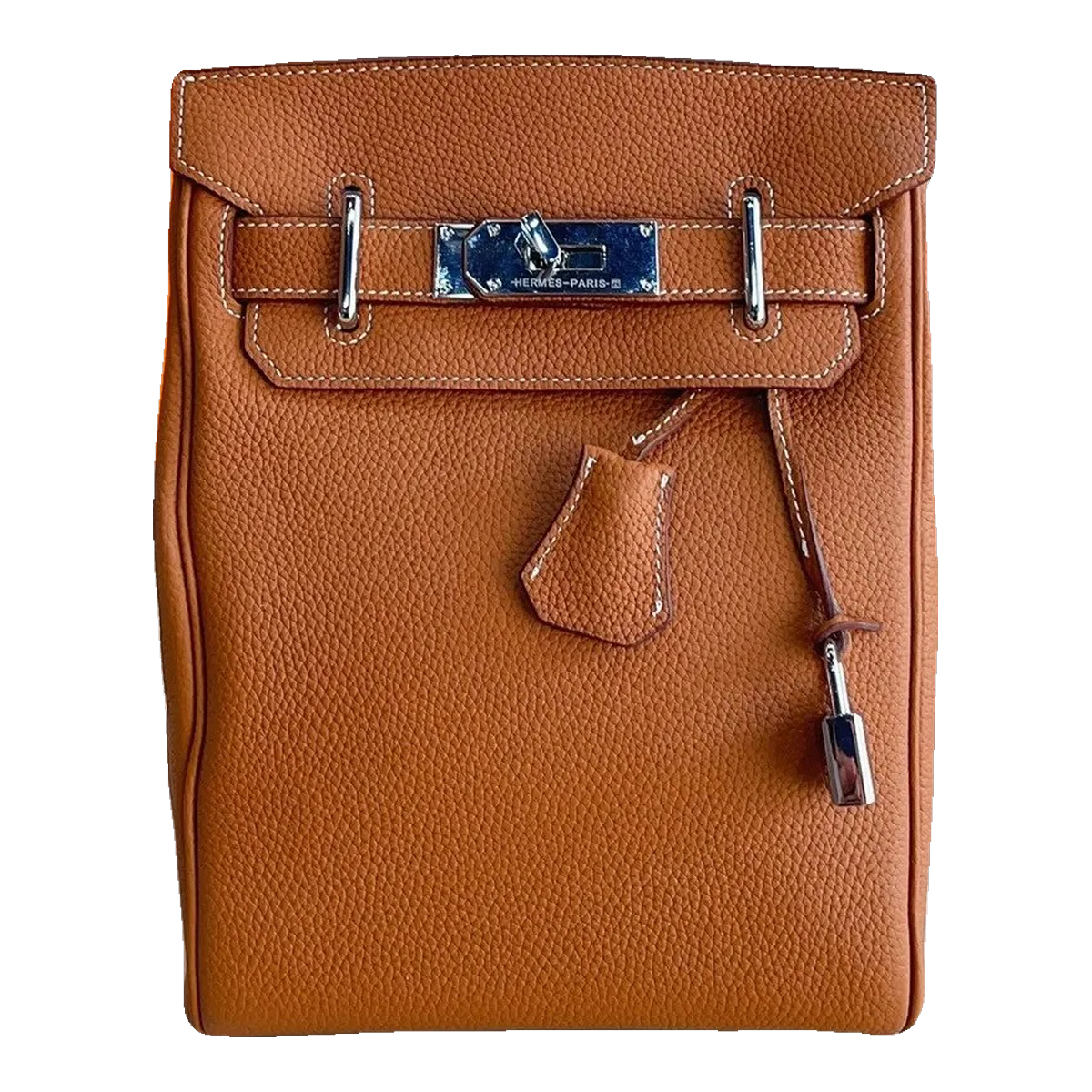 Hermes Tan Leather Bag