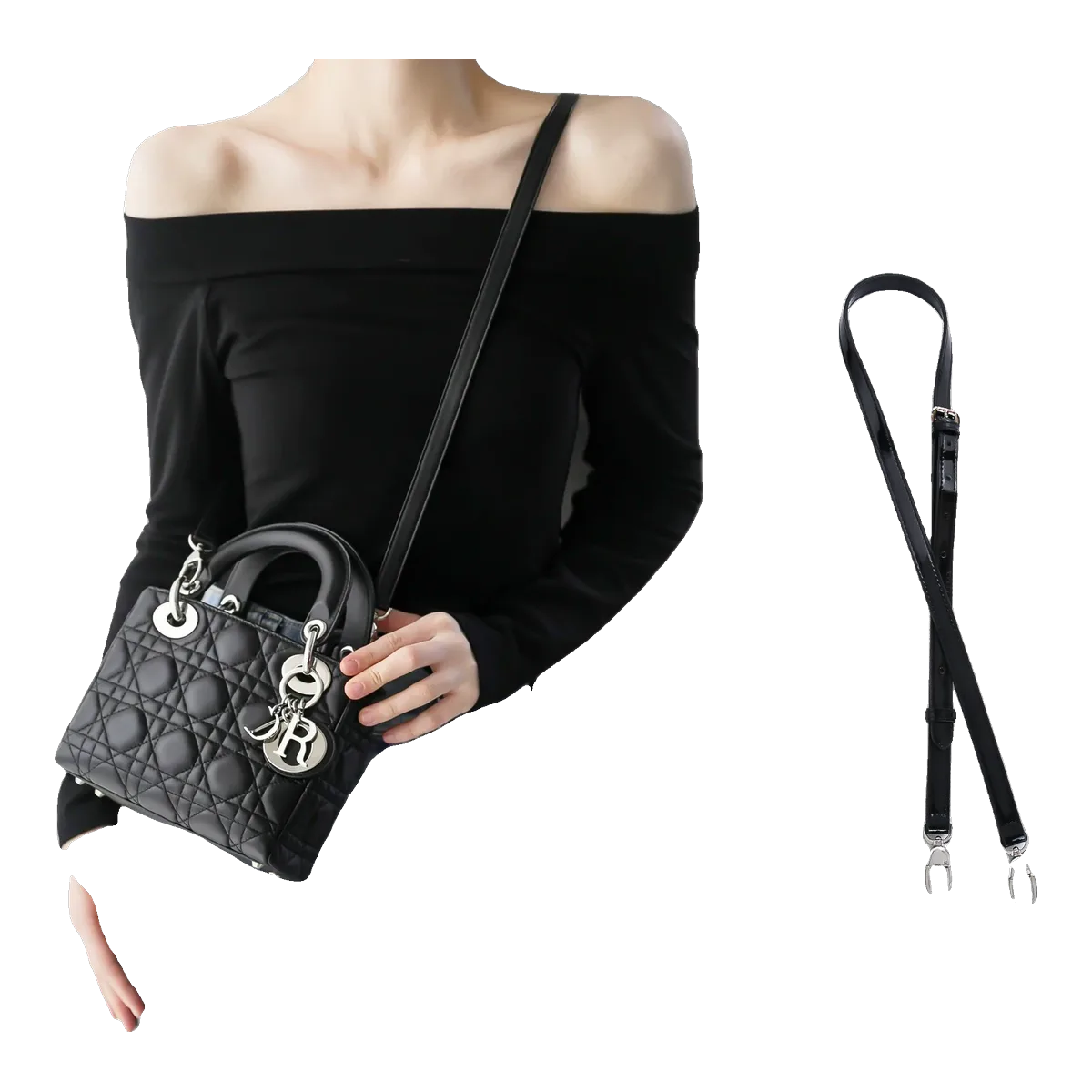 Dior Lady Dior Bag Black