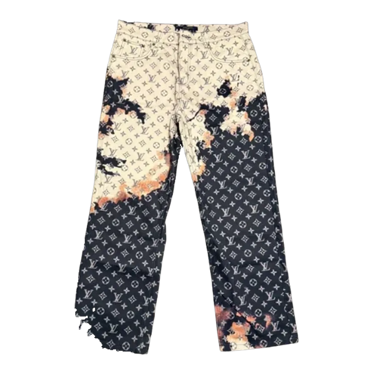 Louis Vuitton Floral Pants Navy