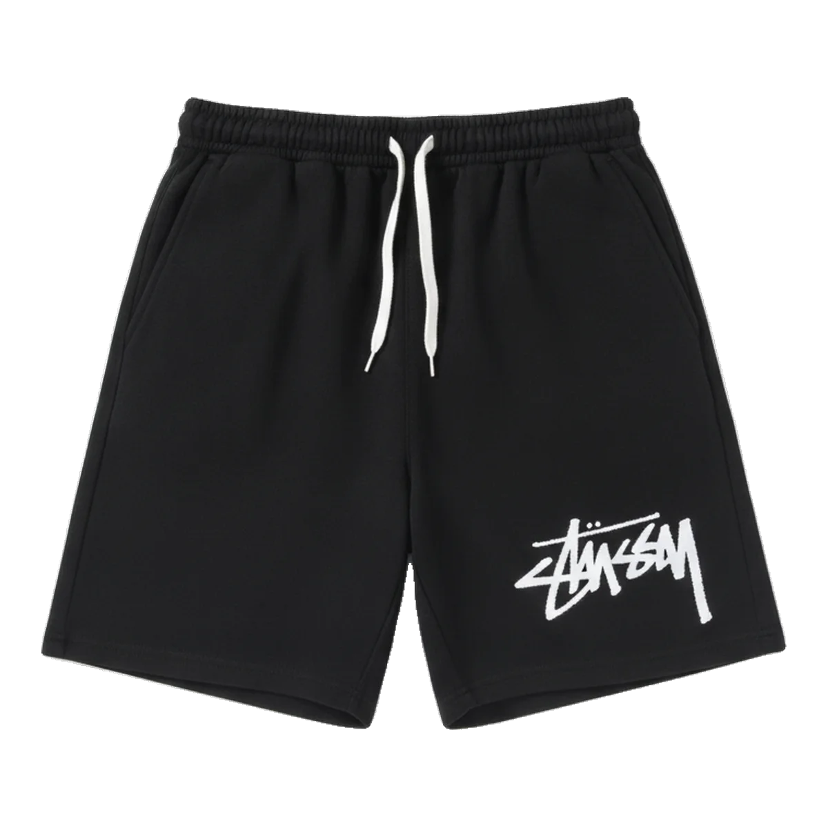 Stussy Black Script Shorts