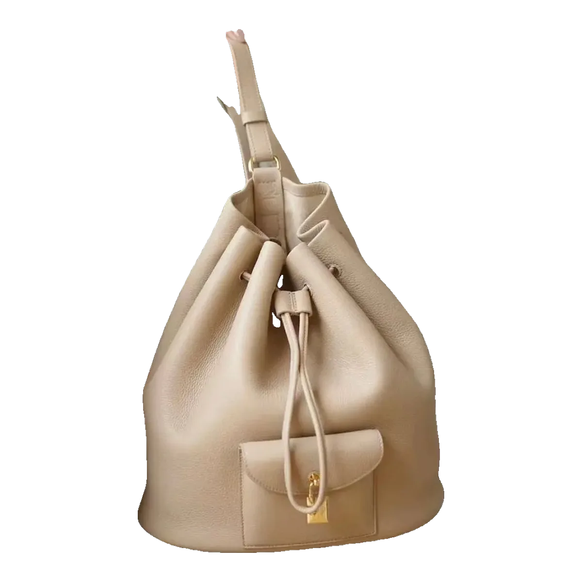 Loro Piana Bucket Bag Cream