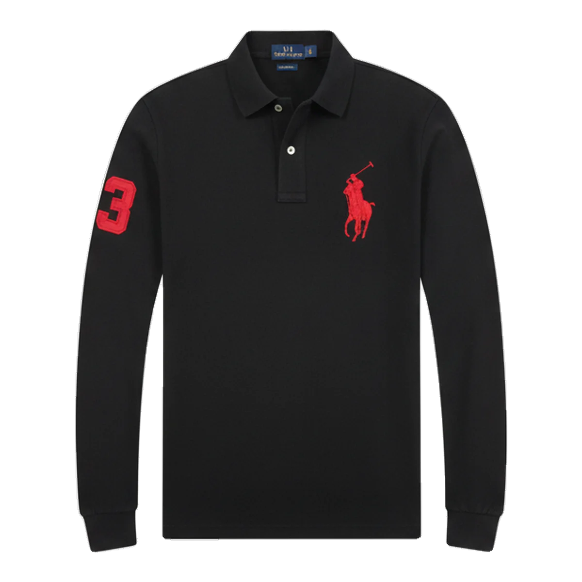 Ralph Lauren Long Sleeve Polo Black