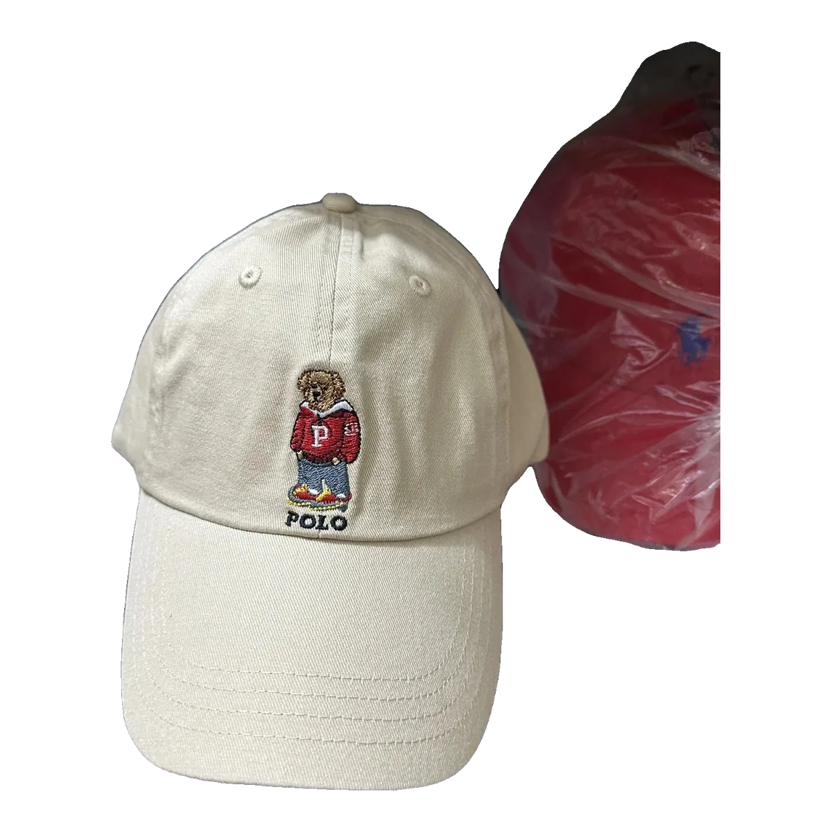 Ralph Lauren Polo Bear Cap Cream