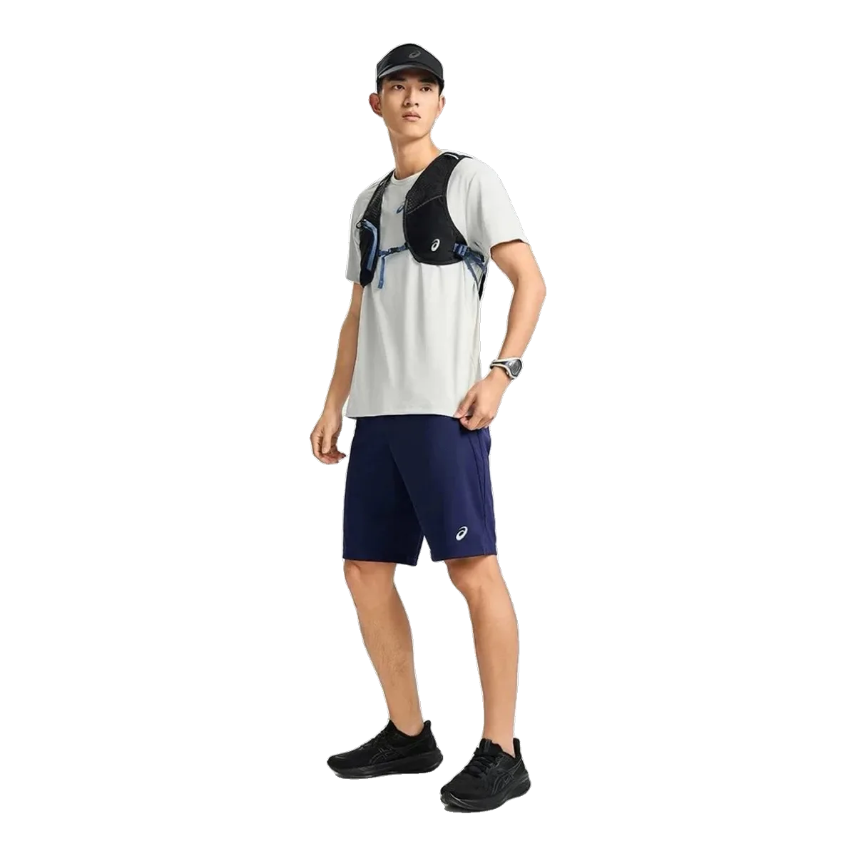 Asics Navy Shorts