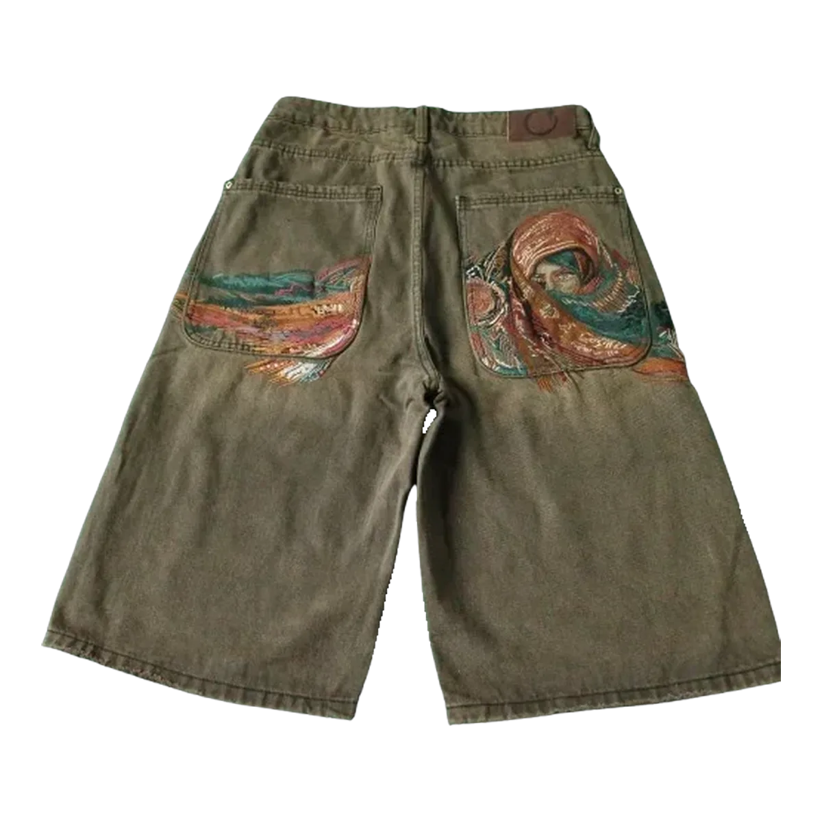 Derschutze Olive Cargo Shorts