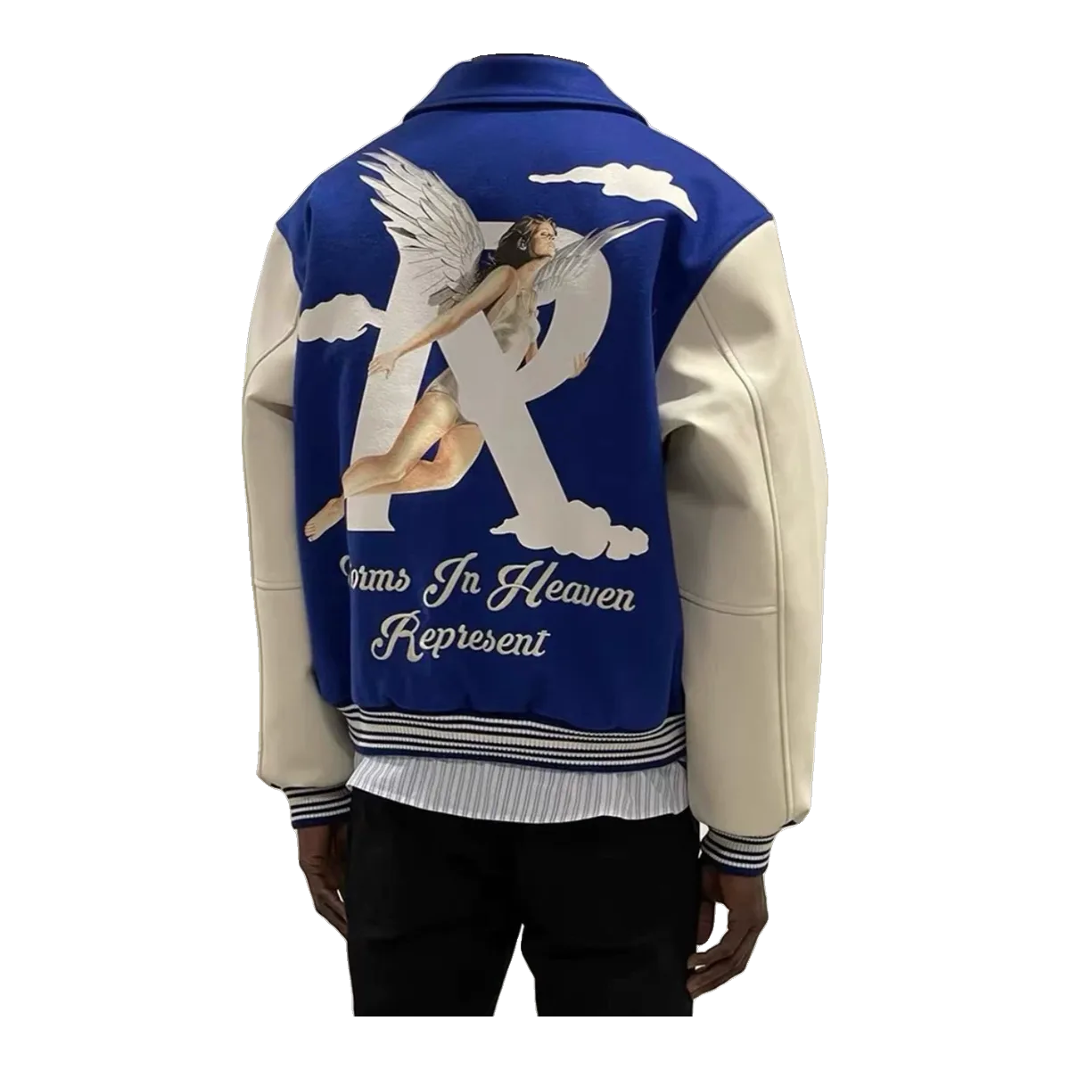 Represent Varsity Jacket Blue
