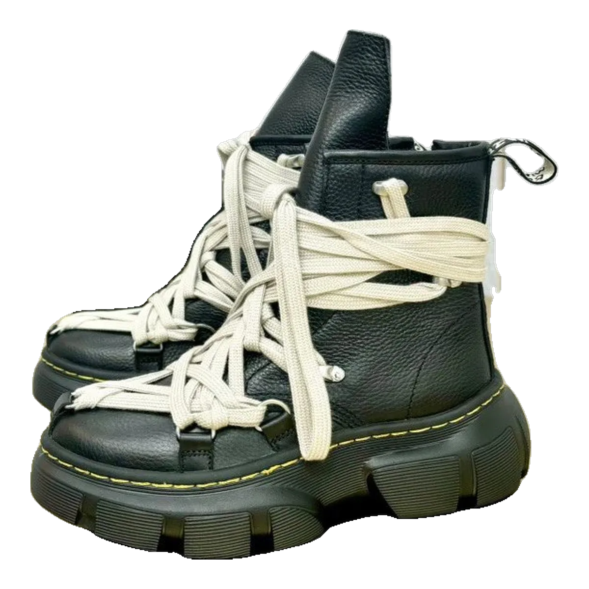 Maison Margiela Lace-Up Boots Green