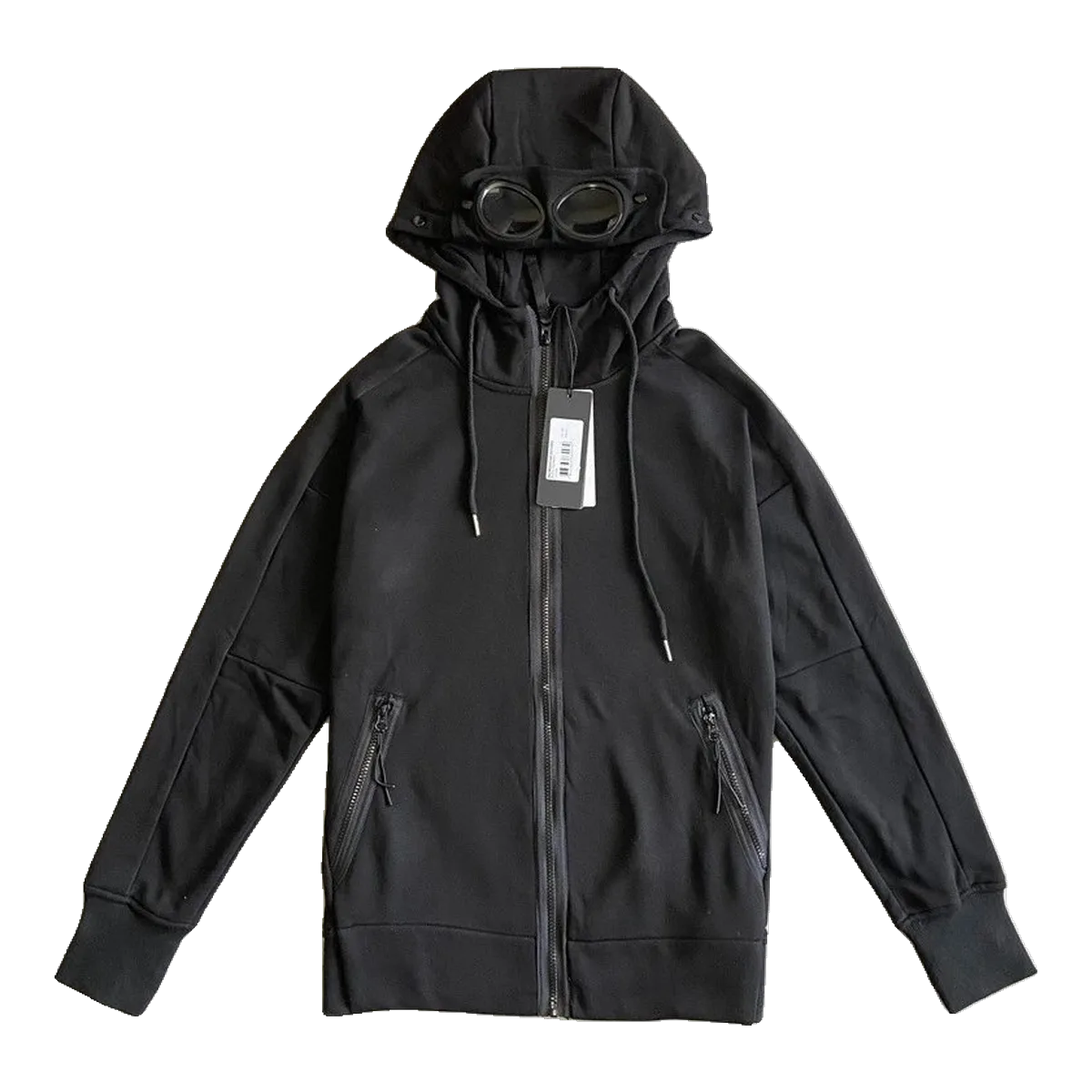 CP Company Black Zip Hoodie