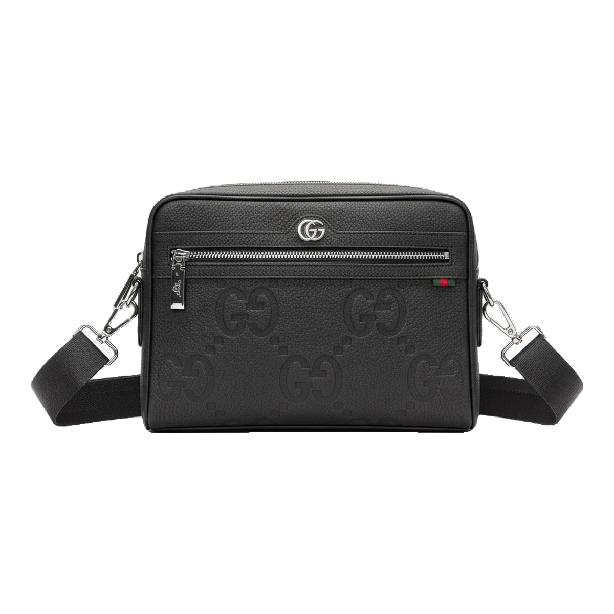 Gucci Monogram Crossbody Bag Black