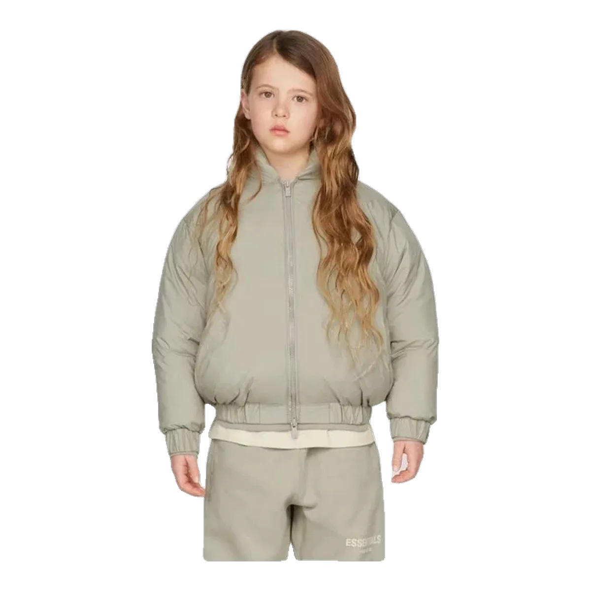 Essentials Bomber Jacket Grey