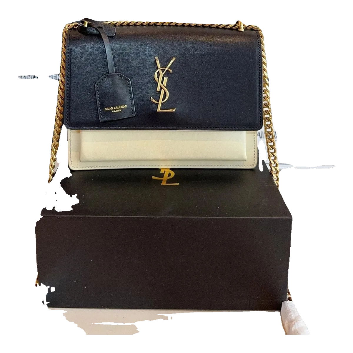 Saint Laurent Chain Bag Black