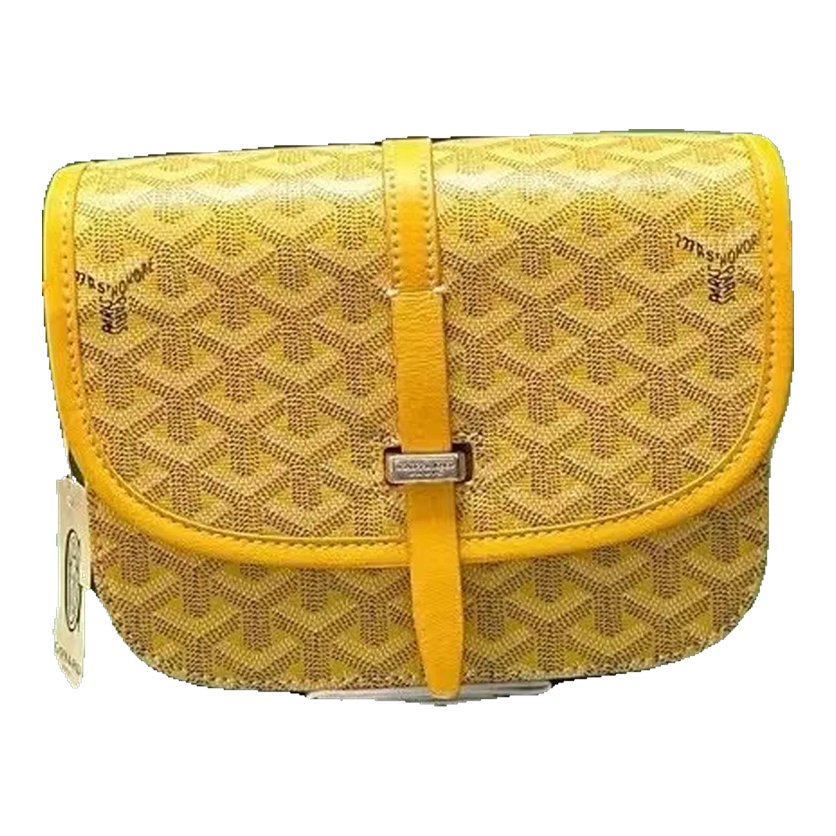 Goyard Yellow Chevron Crossbody Bag