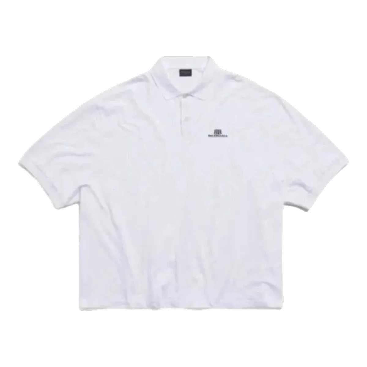 Balenciaga White Polo Shirt