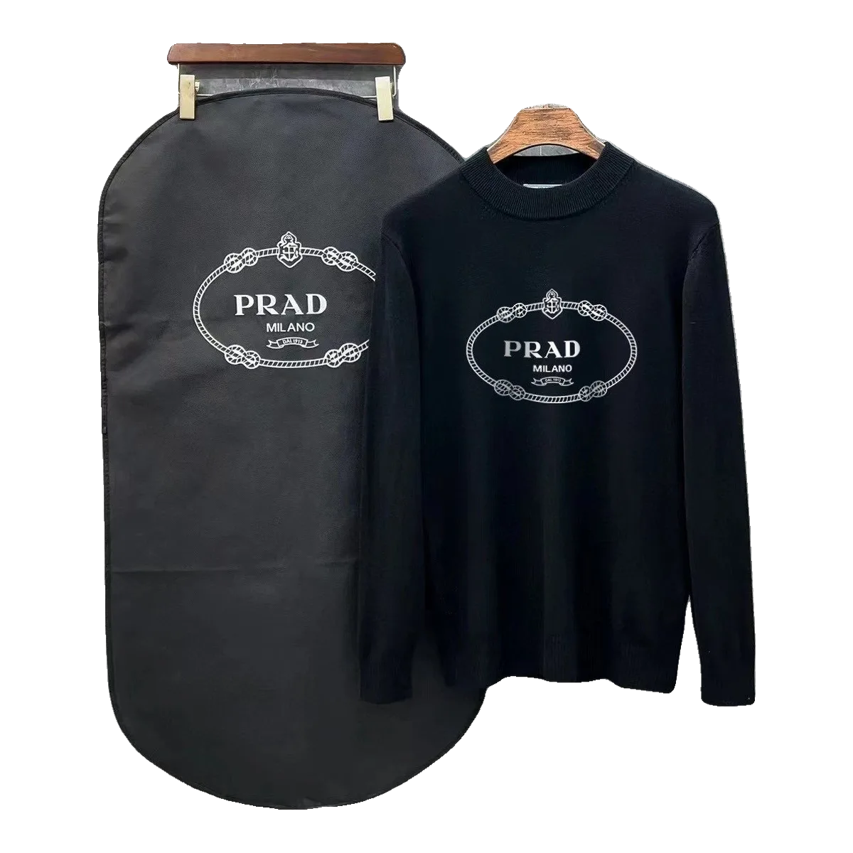 Prada Navy Sweatshirt