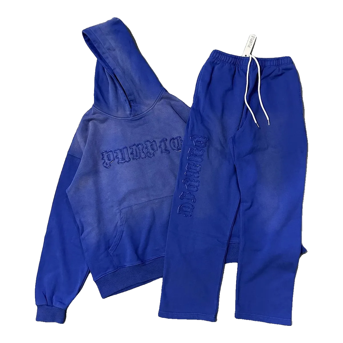 Purple Brand Tracksuit Blue