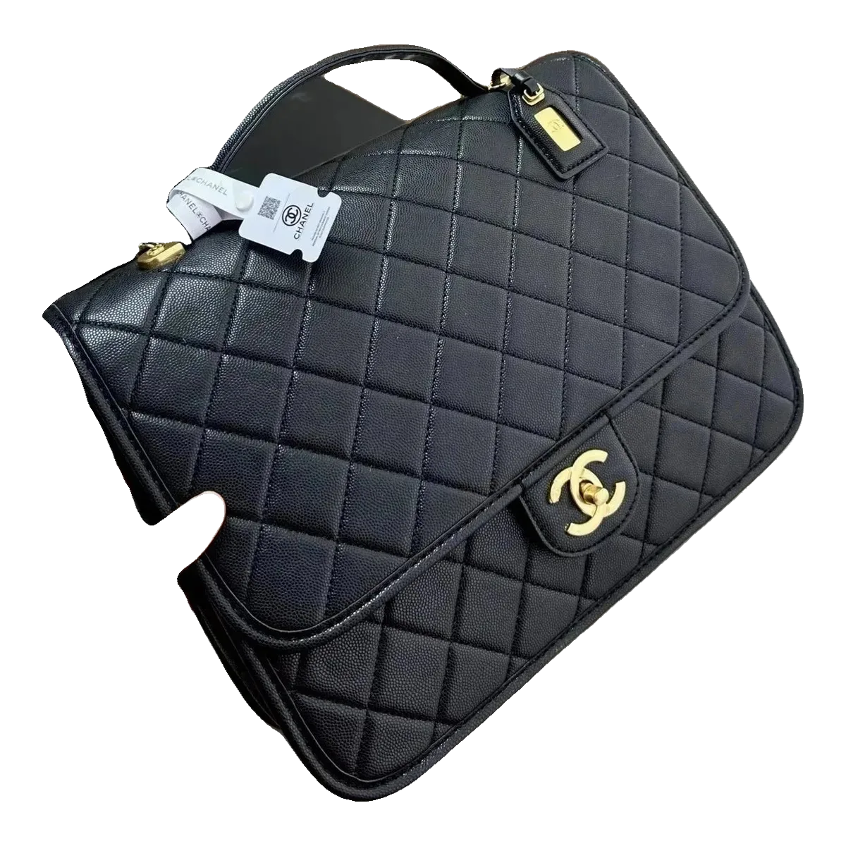Chanel Quilted Flap Bag Black