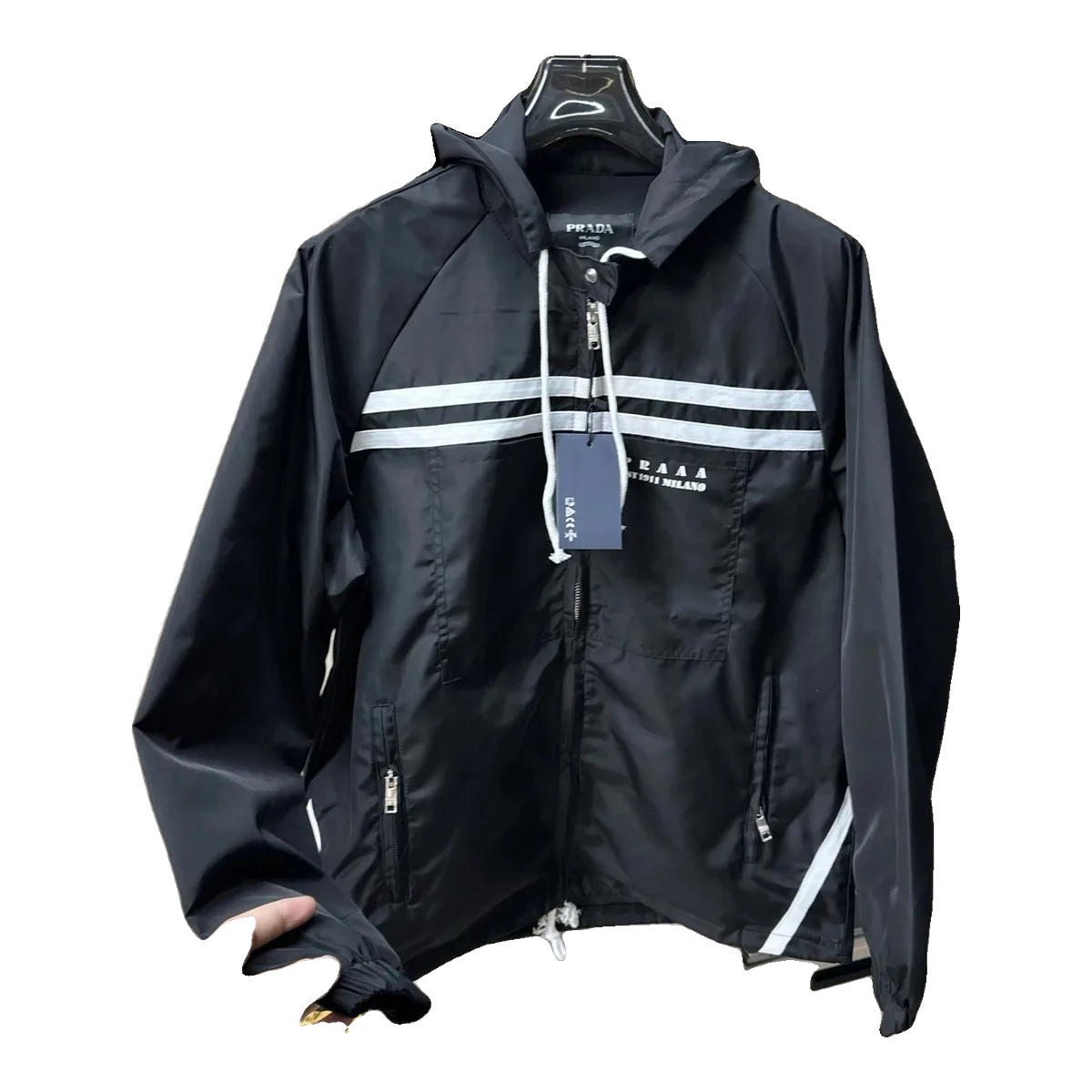 Prada Black Zip Jacket