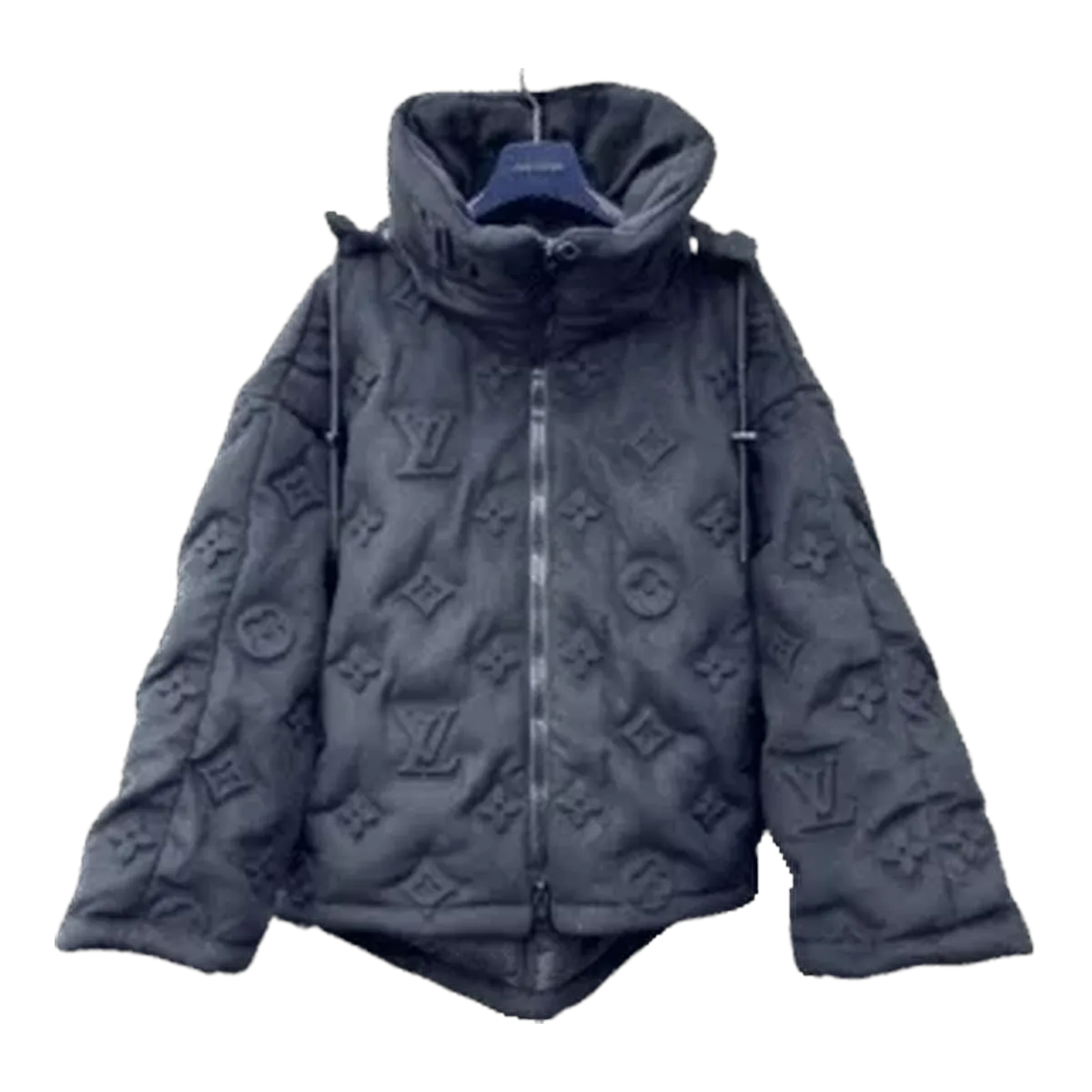 Louis Vuitton Navy Monogram Puffer Jacket