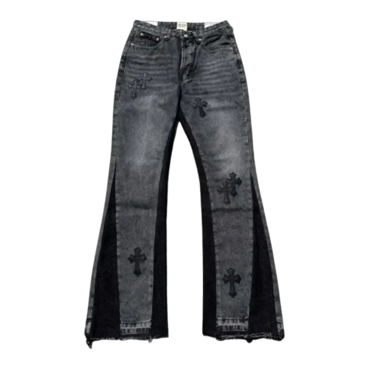 Chrome Hearts Cross Flared Jeans Black